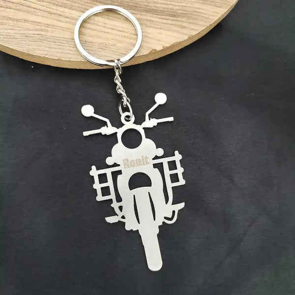 Personalised Bike Keychain With Name